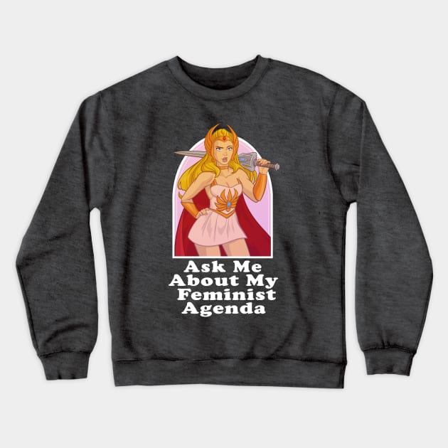 Feminist She-Ra Crewneck Sweatshirt by jpowersart